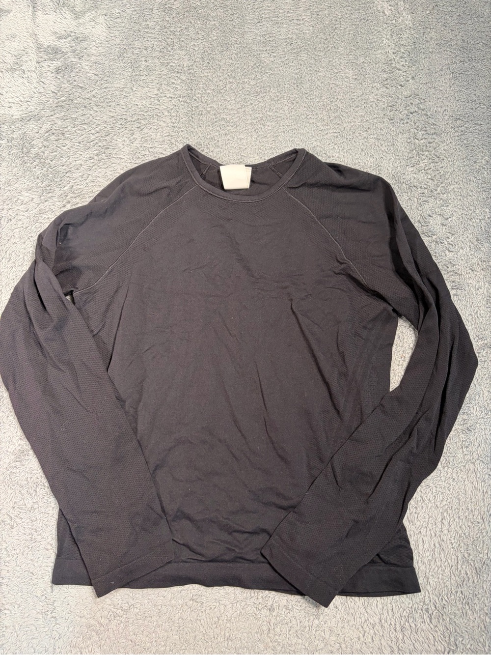 Athleta girl Long-Sleeve active shirt black L/12